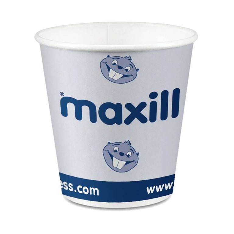 Packard Healthcare Disposable Paper Cups, Bucky Kids Design, 4 Oz., 1000/Box. Rolled rim