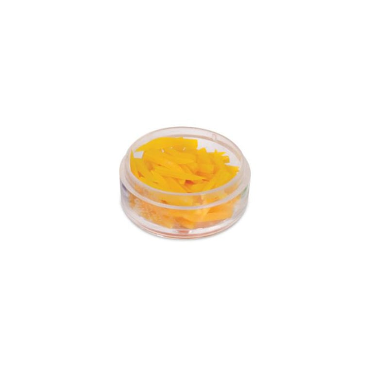 Maxill Plastic Wedges, Medium, Yellow, 100/Bottle