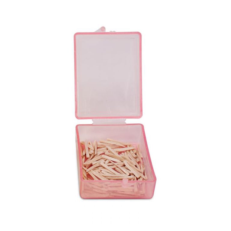 Maxill Wooden Wedges, Extra Small, Pink, 100/Box. Top quality, splinter-free maple wedges are