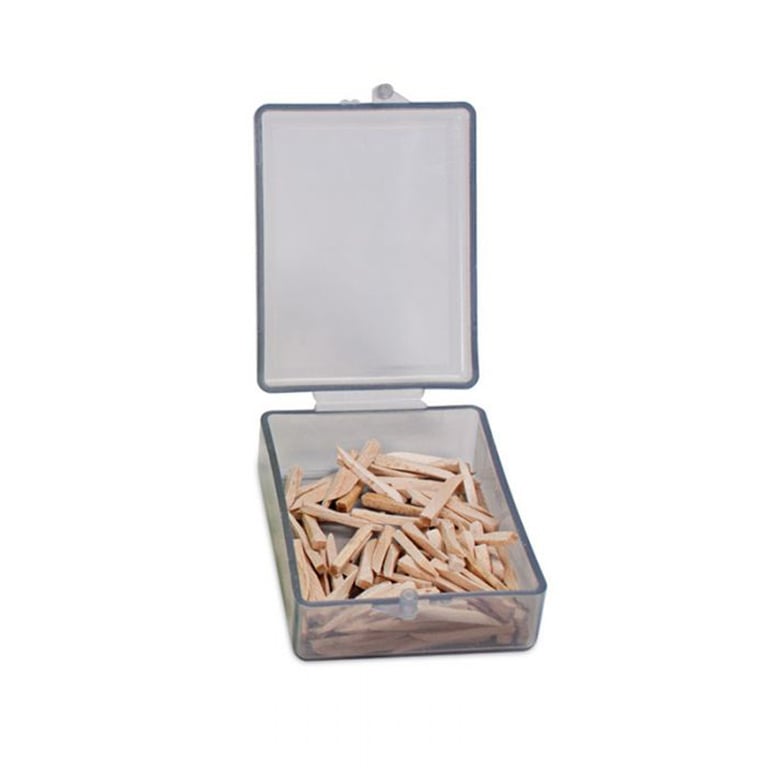 Maxill Wooden Wedges, Large, Grey, 100/Box. Top quality, splinter-free maple wedges are softer