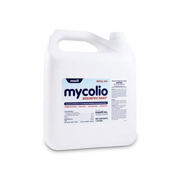 mycolio Cleaner/Disinfectant Economical Refill, 1.25 Gallon, Single Jug. Unique formulation