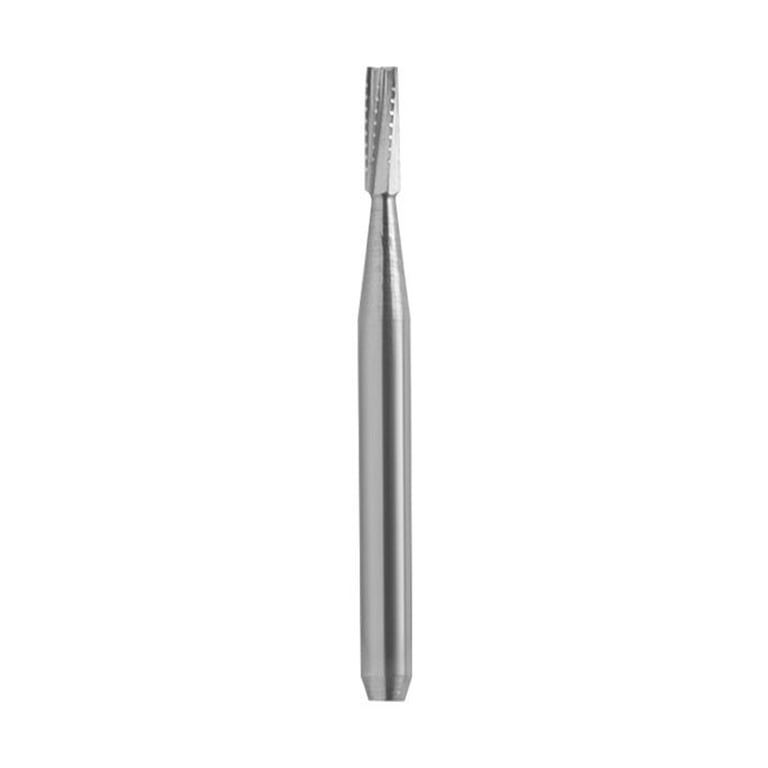 Ohio Forge Edge FG #557 Straight Flat End Cross Cut Fissure Multi-Use Carbide Burs, 100/Box. 1.0