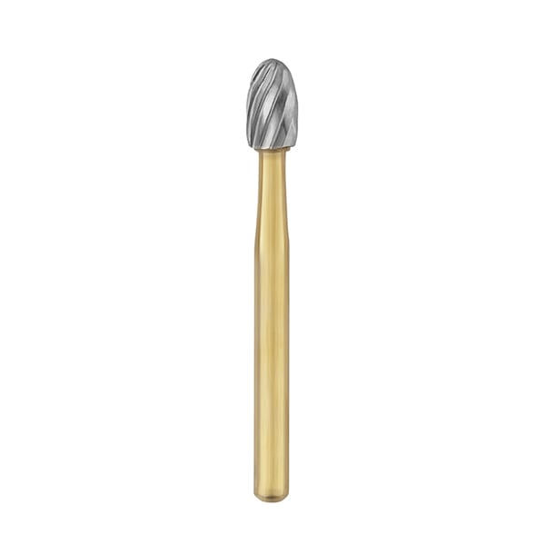 Ohio Forge FG #7379 Egg Shaped, 12 Blade, Trimming and Finishing Carbide Bur, Single Use, 10/Pk