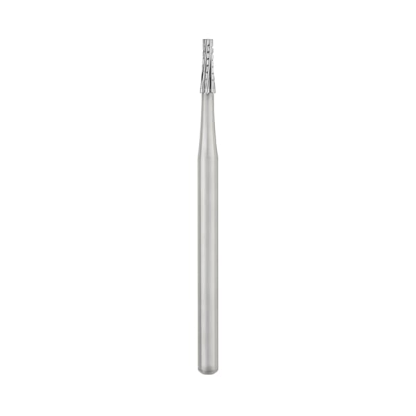 Ohio Forge HP #701 Taper Fissure Crosscut Carbide Bur, Single Use, 10/Pk. For slow speed straight