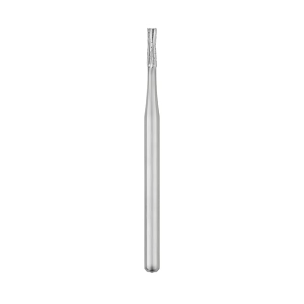 Ohio Forge FG #557 SL (Surgical Length) Straight Fissure Crosscut Carbide Bur, Single Use, 10/Pk