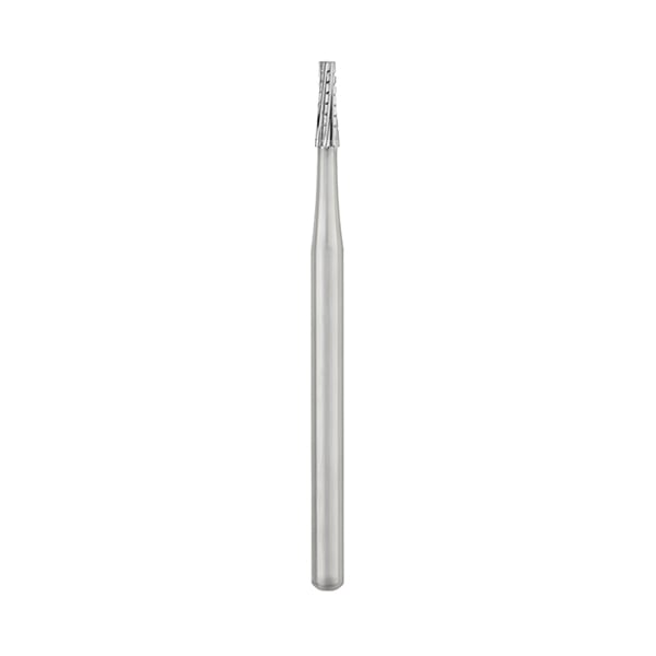 Ohio Forge FG #701 SL (Surgical Length) Taper Fissure Crosscut Carbide Bur, Single Use, 10/Pk