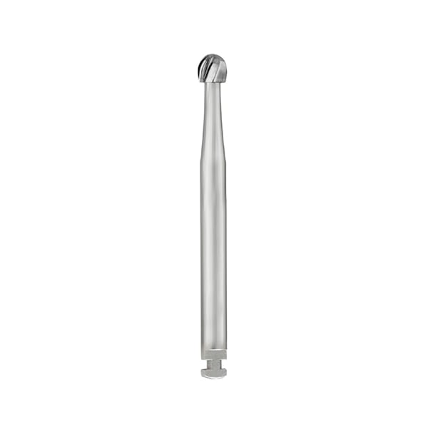 Ohio Forge RA #6 SL (Surgical Length) Round Carbide Bur for Slow Speed Latch, Single Use, 10/Pk