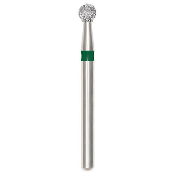 Ohio Forge FG #801.021 Coarse, Round, Diamond Bur, 10/Pk