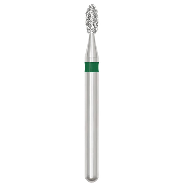 Ohio Forge FG #379.023 Coarse, Football Shaped, Diamond Bur, 10/Pk