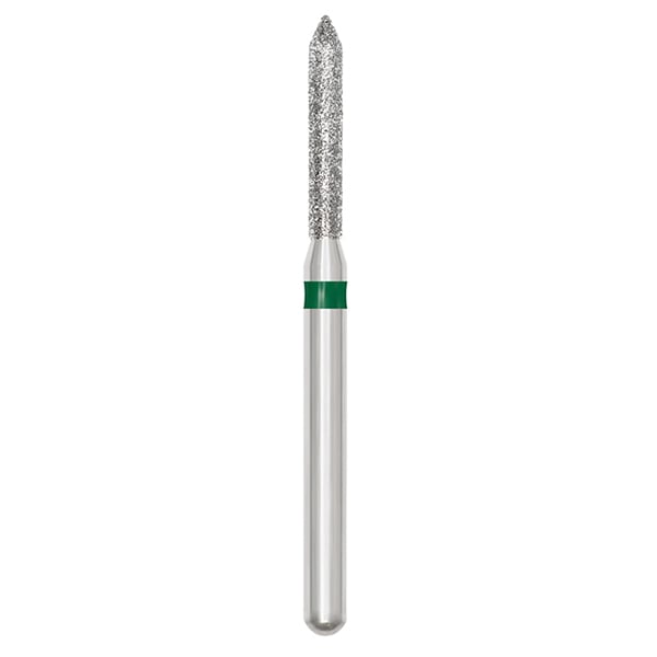 Ohio Forge FG #885.014 Coarse, Beveled Cylinder, Diamond Bur, 10/Pk