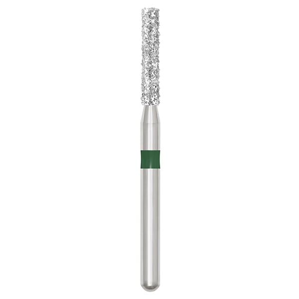 Ohio Forge FG #837.014 Coarse, Flat End Cylinder, Diamond Bur, 10/Pk
