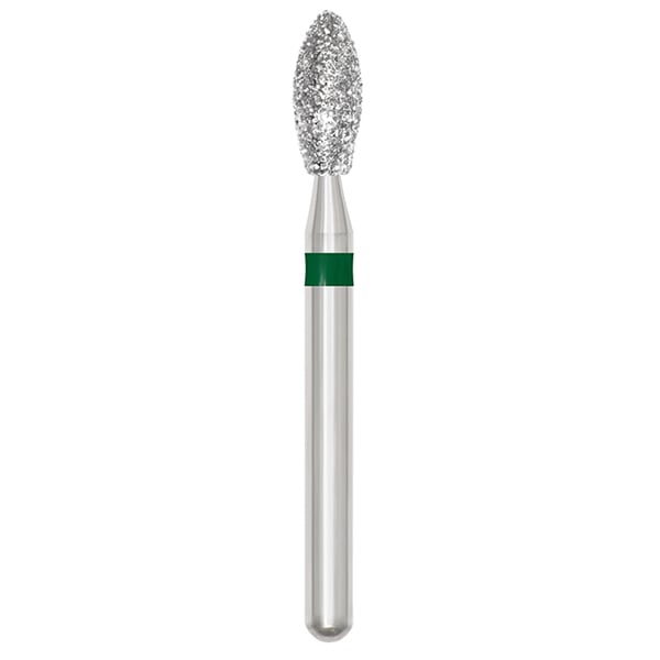 Ohio Forge FG #368.023 Coarse, Pointed Football Shaped, Diamond Bur, 10/Pk