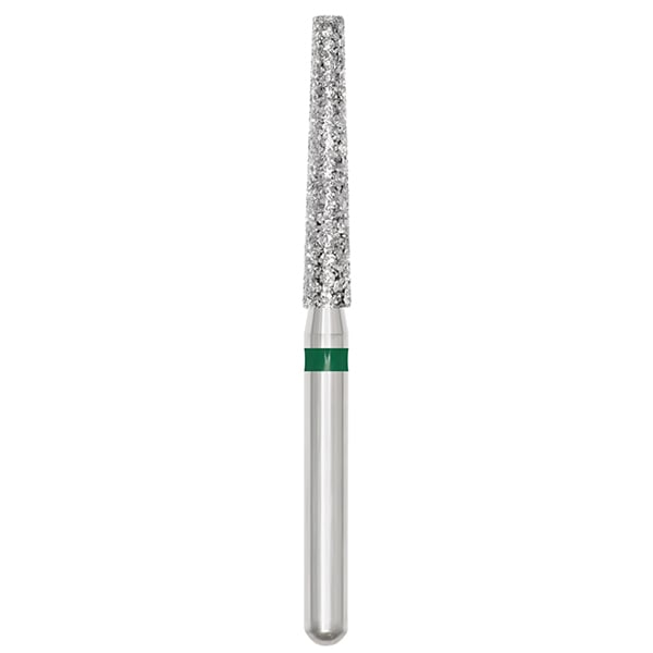 Ohio Forge FG #848.018 Coarse, Flat End Taper, Diamond Bur, 10/Pk