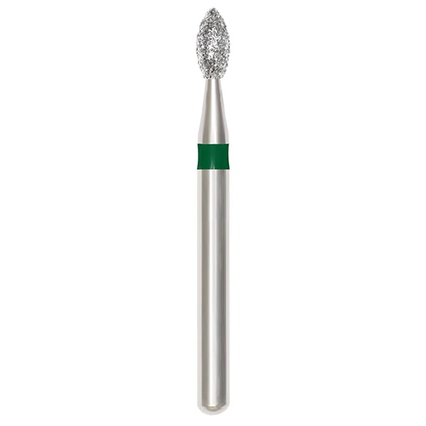 Ohio Forge FG #368.016 Coarse, Pointed Football Shaped, Diamond Bur, 10/Pk