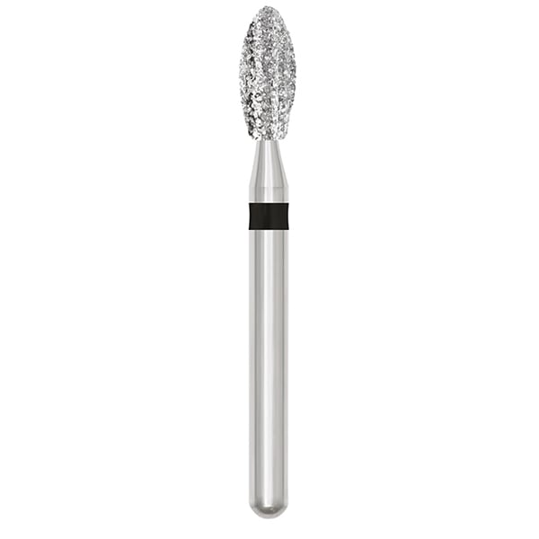 Ohio Forge FG #368.023 Super Coarse, Pointed Football Shaped, Diamond Bur, 10/Pk