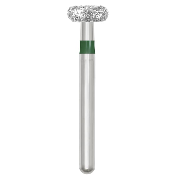 Ohio Forge FG #909.040 SS (Short Shank) Coarse, Wheel Shaped, Diamond Bur, 10/Pk