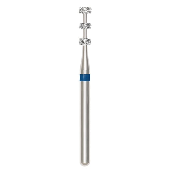 Ohio Forge FG #834.021 Medium, Tri-Wheel Depth Cutter, Diamond Bur, 10/Pk