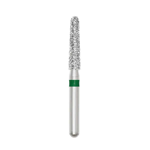 Ohio Forge FG #855.018 SS (Short Shank) Coarse, Round End Taper, Diamond Bur, 10/Pk