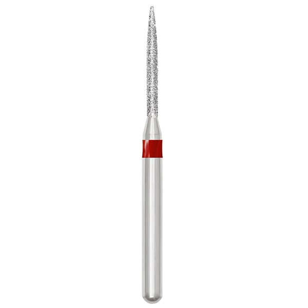 Ohio Forge FG #862.010 Fine, Flame Shaped, Diamond Bur, 10/Pk