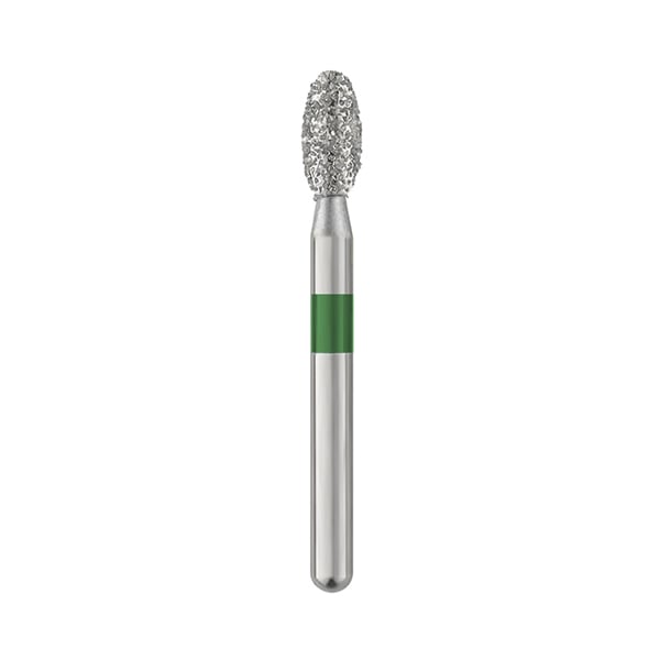 Ohio Forge FG #379.023 Coarse, Football Shaped, Single Use Diamond Bur, 25/Pk