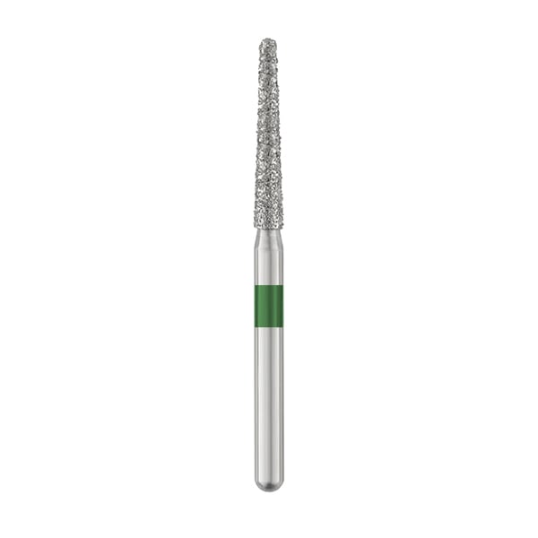 Ohio Forge FG #850.016 Coarse, Round End Taper, Single Use Diamond Bur, 25/Pk