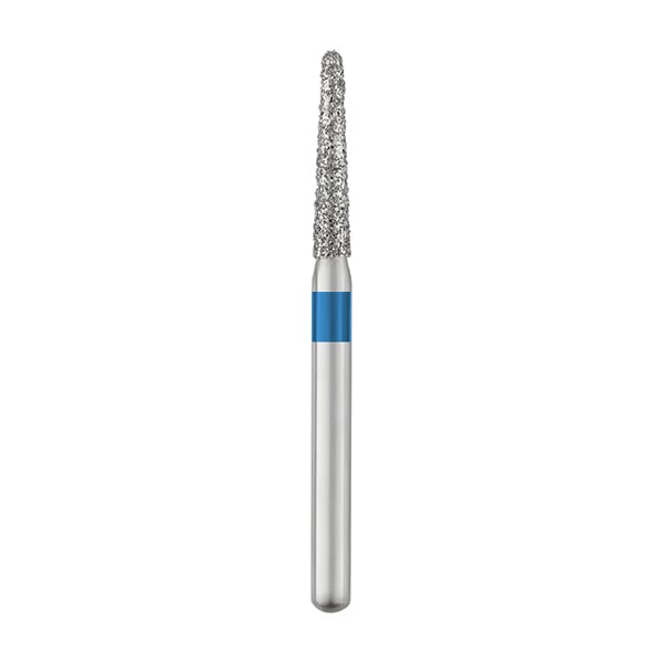 Ohio Forge FG #856.016 Medium, Round End Taper, Single Use Diamond Bur, 25/Pk
