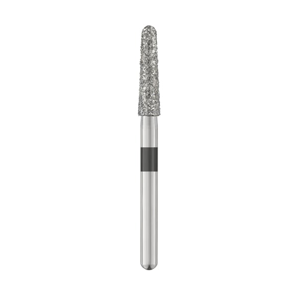 Ohio Forge FG #856.021 Super Coarse, Round End Taper, Single Use Diamond Bur, 25/Pk