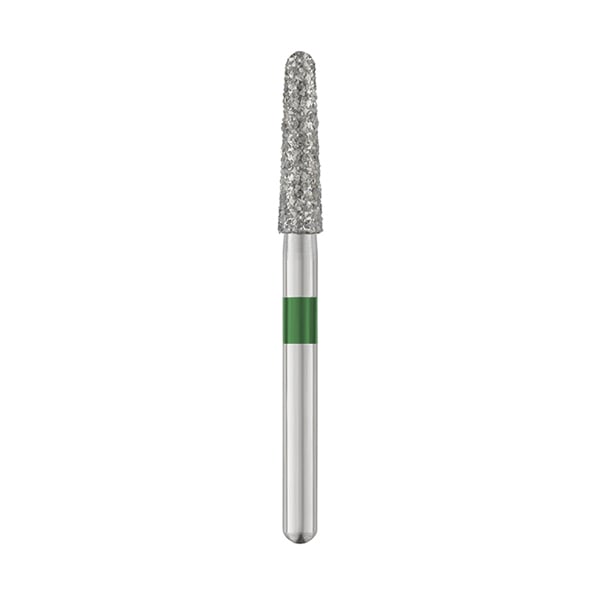 Ohio Forge FG #856.021 Coarse, Round End Taper, Single Use Diamond Bur, 25/Pk