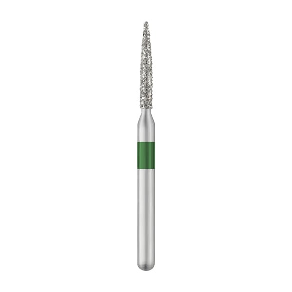 Ohio Forge FG #862.012 Coarse, Flame Shaped, Single Use Diamond Bur, 25/Pk