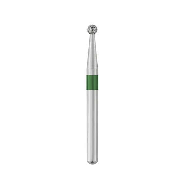 Ohio Forge FG #801.014 Coarse, Round, Single Use Diamond Bur, 25/Pk