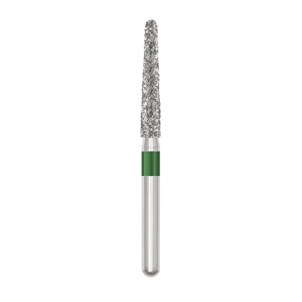 Ohio Forge FG #856.025 Coarse, Round End Taper, Single Use Diamond Bur, 25/Pk