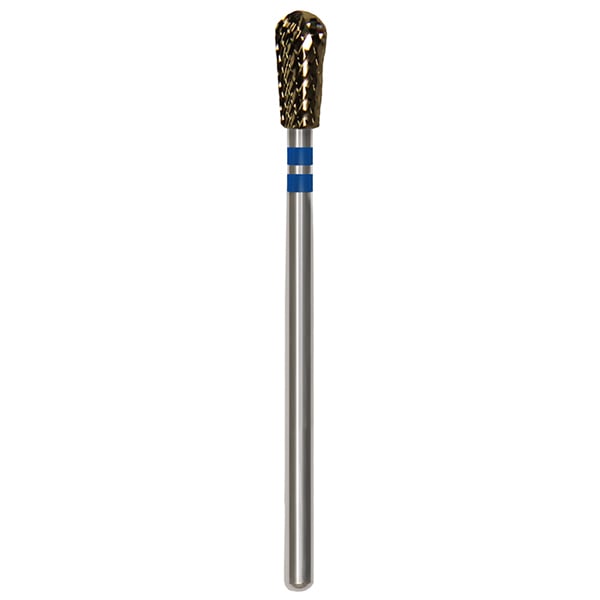 Ohio Forge HP #237.040 E Series Regular Cross Cut Zirconium Nitride Coated Carbide Bur, 1/Pk. ISO