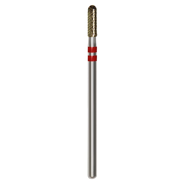 Ohio Forge HP #141.023 EF Series Fine Cross Cut Zirconium Nitride Coated Carbide Bur, 1/Pk. ISO