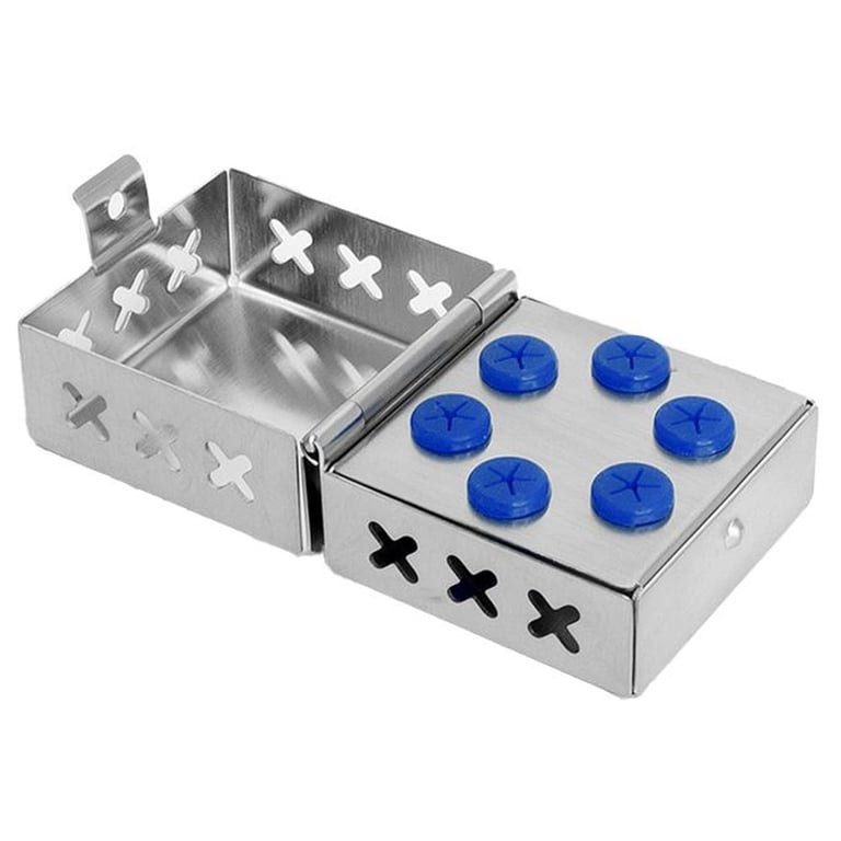 Ohio Forge 6 Place Bur Holder, 2" x 2.4" x 1.6", Autoclavable, 1/Pk. 304 stainless steel