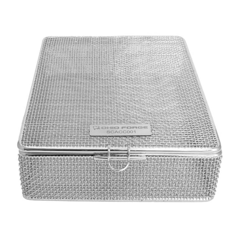 Ohio Forge Basket with Hinged Lid, 6.14" x 8.50" x 2.12", 1/Pk. 156 mm x 216 mm x 54 mm. Have