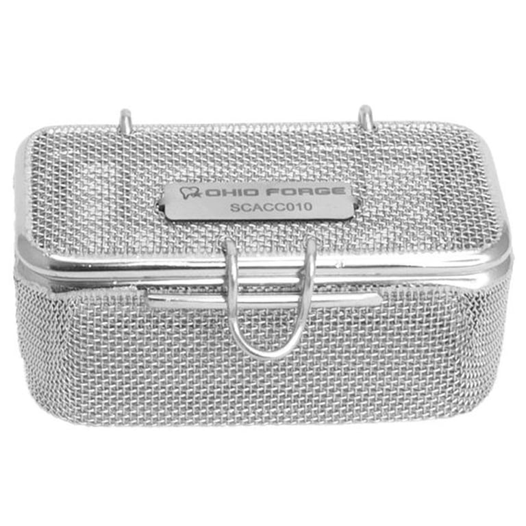 Ohio Forge Mesh Basket with Hinged Lid Snap Closure, 3.54" x 1.57" x 1.57", 1/Pk. 80 mm x 40 mm x