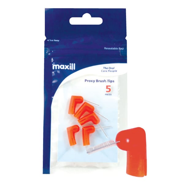 PerioX Complete Detachable Proxy Heads, 5 per Resealable Bag. For use Handle