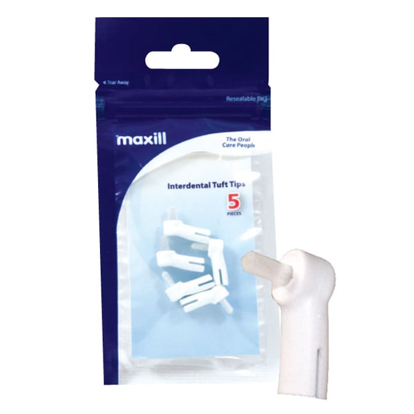 PerioX Complete Detachable Interdental Heads, 5 per Resealable Bag. Net32