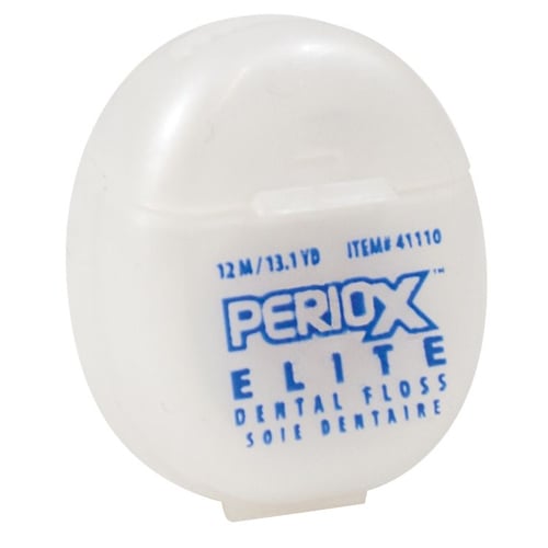 PerioX Elite Ultra Premium Dental Floss, Flavorless, 13 yd/Dispenser, 100 Dispensers/Bag. Made