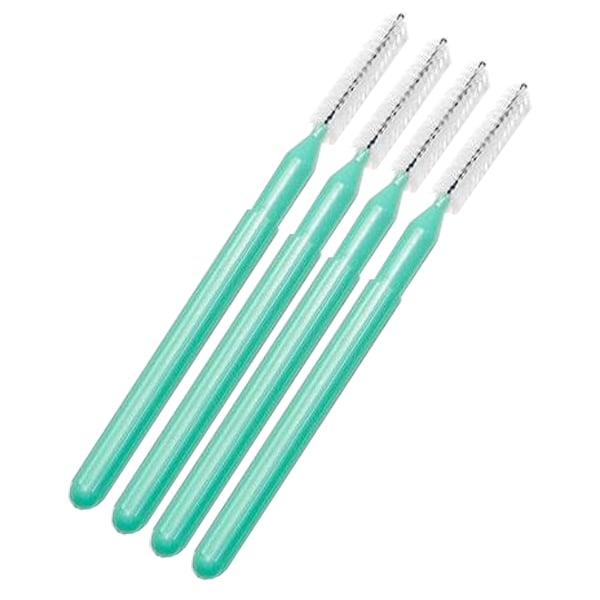 PerioX ORASTIX Interdental Brush, Size 6 (1.0 mm), Green, 4 Brushes per Tube, 50 Tubes/Pk