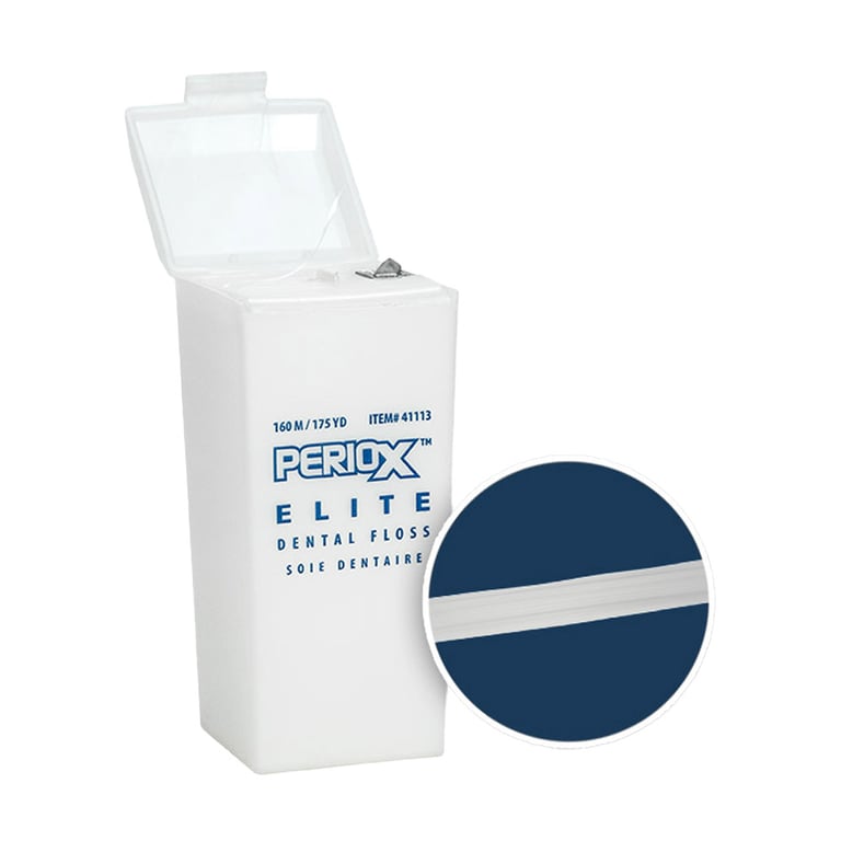 PerioX Elite Ultra Premium Dental Floss, Flavorless, 175 yd/Dispenser, 1/Pk. Made