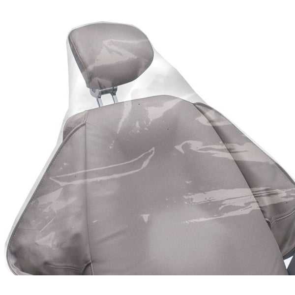 PolyAll Plastic Half Length Dental Chair Protector, 28" x 31.75", Clear, 180/Box
