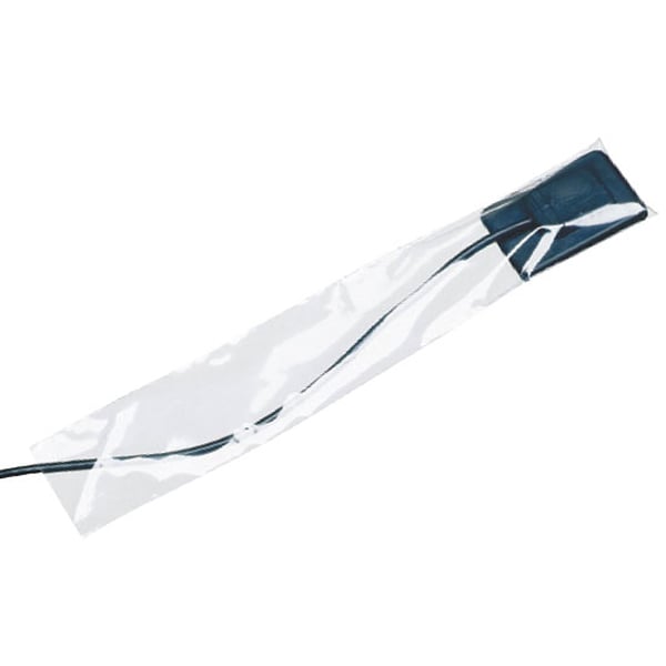 PolyAll Plastic Digital X-ray Sensor Sleeve, Large, 7 7/8" x 1 5/8", Clear, 500/Box. Fits most