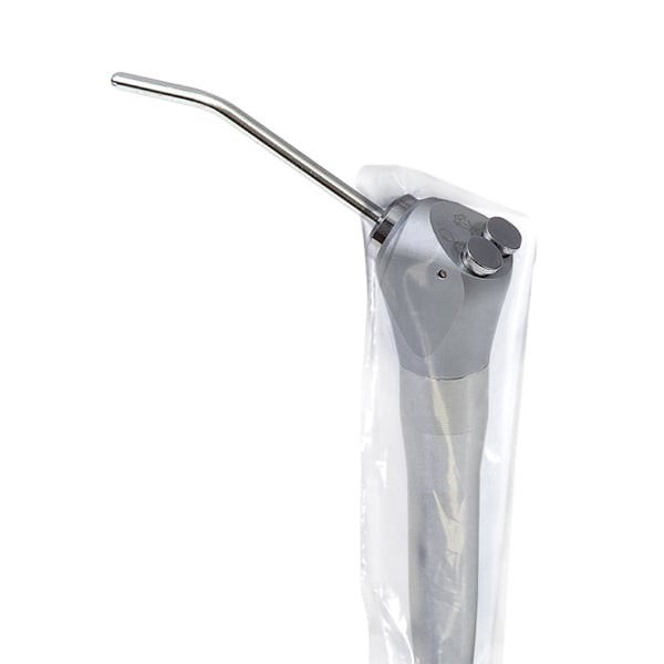 PolyAll Plastic Syringe Sleeve with Pre-Cut Opening, 2.5" x 10", Clear, 500/Box