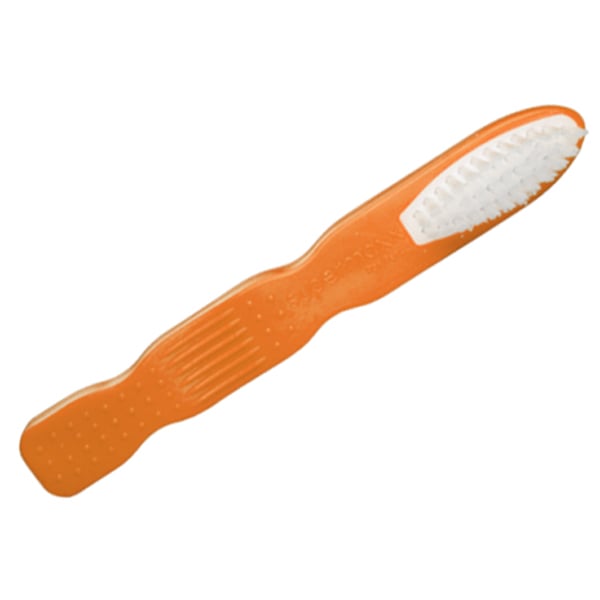 Supermaxx Institutional Flexible Rubber Security Toothbrush, 38 Tufts, Orange, 100/Box. Premium