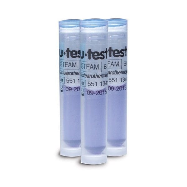 u-test Self-Contained Biological Indicators, 24-Hour Spore Test, 50/Box. Each unit contains