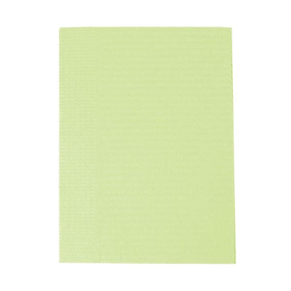 Maxill vivid bibs Reinforced Patient Bibs, 13" x 18", 2 Ply (1-Ply Paper/1-Ply Poly), Lemon Lime