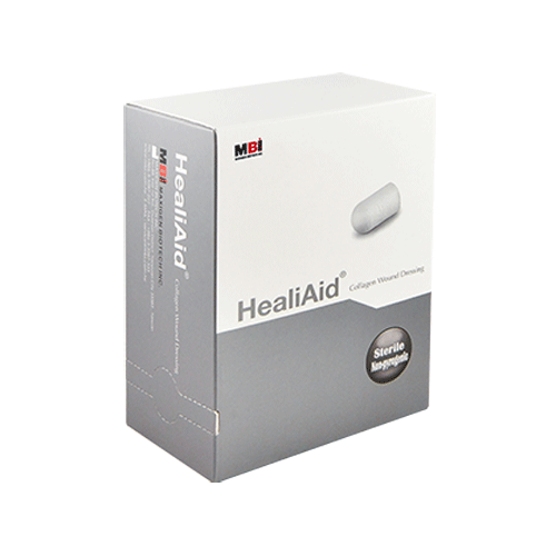 HealiAid Sterile Non-pyrogenic Collagen Wound Dressing (Plug), Dia. 10 mm x 20 mm, 10/Box. White