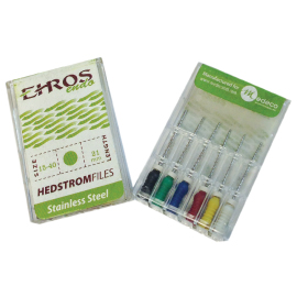 Ehros Endo #45, 25mm Hedstrom Files 6/Box. Stainl