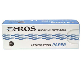 Ehros Thin Red/Blue Articulating Paper 144/Bx. Soft, Smooth, Non-Sticking. Hugh resistance